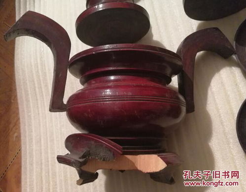 特价处理民俗民国祭祀木质供品佛教用品大全套香炉烛台供盘酒杯香筒包老稀少